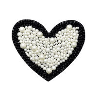 Fournisseur : Perles artisanales à coudre, motifs lune, croix, étoile, cœur, pour décorations de vêtements DIY, accessoires et patchs en tissu