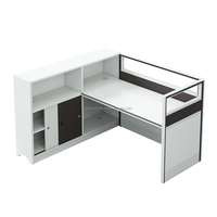 Système de mobilier de bureau modulaire avec cloisons, service de conception et aménagement sur mesure, bureau pour employés pour espace de coworking