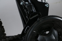 Vélo de montagne pliable à pneus larges, bon prix, 26 pouces, 21 vitesses, cadre en acier, freins à disque doubles, jantes en alliage d'aluminium, OEM