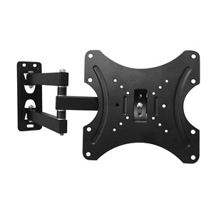 Support mural inclinable à 3 articulations WEB pour téléviseurs LED LCD de 14 à 42 pouces, noir, fabriqué en Italie - Product Image 2