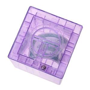 레일리 노벨티 게임즈 돼지 저금통 퍼즐 큐브 플라스틱 투명 돈 저금 미로 3D 레이저 - Product Image 3