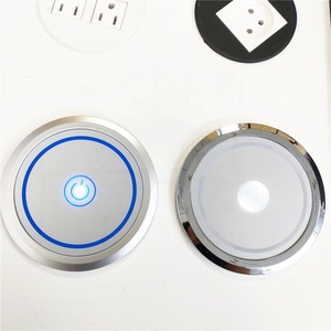 Toma de corriente emergente tipo elevación automática de fábrica, <span class=keywords><strong>Protector</strong></span> de sobretensión oculto, tira de alimentación de 10W, cargador inalámbrico - Product Image 6