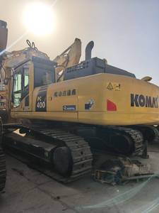 Excavatrice sur chenilles Komatsu PC400 d'occasion fiable, peinture d'origine, pelle hydraulique, performance stable pour travaux de terrassement intensifs - Product Image 1