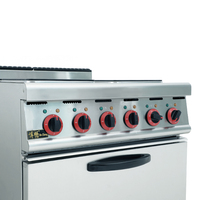 Gamme électrique commerciale résistante d'acier inoxydable de restaurant d'hôtel avec le four électrique