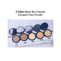 Poudre compacte végétalienne naturelle mate soyeuse waterproof anti-brillance éclaircissante et blanchissante à marque privée – Teint foncé/moyen foncé