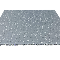 Dalles de sol emboîtables antidérapantes en caoutchouc composite EPDM PVC haute densité, antistatiques, écologiques, 15 mm, pour salle de sport et aire de jeux