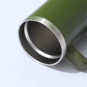 Vaso de Viaje de 20 Onzas con Recubrimiento de Polvo Electrochapado Arcoíris, Libre de BPA, con Asa de Plástico Desmontable - Product Image 4