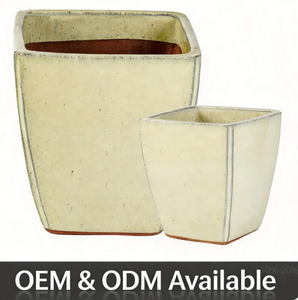 <span class=keywords><strong>Pots</strong></span> de plantes en céramique de grand calibre, respirants avec trou de drainage, pour la décoration du salon - Product Image 3