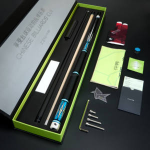 Taco de Billar Premium <span class=keywords><strong>ZENI</strong></span> QY01 de Fibra de Carbono, Taco de Billar de Madera de Arce con Doble Eje de Carbono para Snooker y Billar - Product Image 2