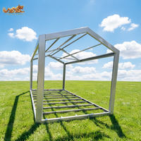 Structure Modulaire de Conteneur de 20 pieds en Acier Galvanisé à Chaud, Montage Rapide, pour Bureau ou Site de Camping