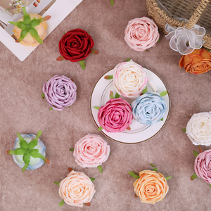 Rosas Artificiales Hechas a Mano, Hermosas Flores de Seda para Decoración Floral del Hogar y Adornos para Pasteles, Materiales para Manualidades - Product Image 2