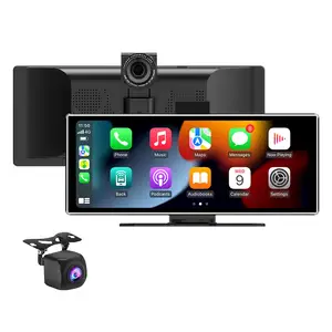 4K 11,26-дюймовый PND MP5 плеер беспроводной Carplay/android auto Smart Car multedia Audio Bluetooth DVR1080P AHD camera