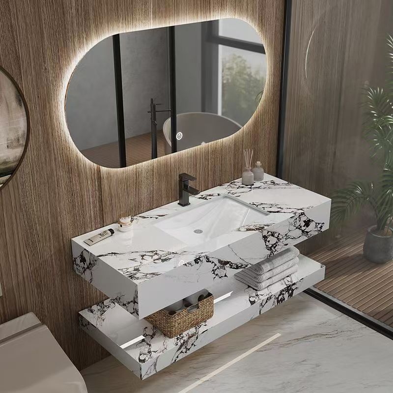 Modern Luxury Hotel Double Sink PVC