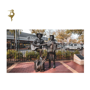 Estatua de Jardín Personalizada de Mujer con Alas de Ángel Tocando la <span class=keywords><strong>Flauta</strong></span>, Fundida en Metal y Cobre, Tamaño Real - Product Image 5