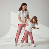 Ensemble de vêtements décontractés pour la famille, design polo parent-enfant personnalisé, tenue assortie pour maman, papa et moi, enfants, ensemble de shorts 2 pièces