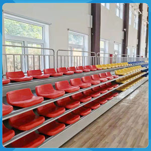 Indoor Telescopic <strong>Bleacher</strong> Stadium <strong>Retractable</strong> Grandstand <strong>Seats</strong> Indoor Basketball Court Spectator Temporary Stands - Product Image 4