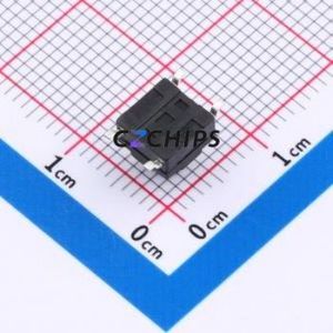 TS017A-TBY1FH6.5 Tactile Switch SMD-4P,6.2x6.2mm Switch Single Pole Single Throw Round Button 2.5N Vertical Mount - Product Image 2