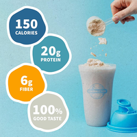 Poudre de shake protéiné végétalien de remplacement de repas, marque privée OEM - À base de plantes pour une digestion facile chez les adultes