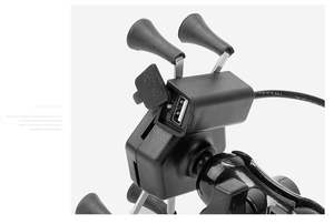 2023 nouveauté réglable miroir arrière 360 degrés guidon montage téléphone portable <span class=keywords><strong>Quad</strong></span> serrure moto support pour téléphone - Product Image 5