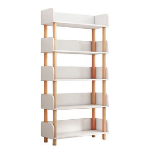 Estantería combinada para muebles de sala de estar, estantería de almacenamiento decorativa independiente, estanterías de madera de 3/4/5/6 capas - Product Image 1