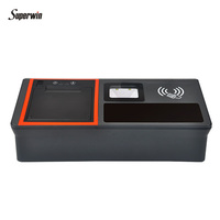 Mesin POS Android Superwin CY-25 11,6 inci Sistem POS Mini Layar Sentuh Dengan Pembaca Kartu Printer NFC