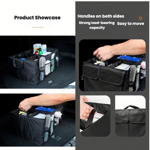 Factory Custom Large Capacity Trunk <b>Storage</b> <b>Box</b> Foldable for Car Use Bag Vehicle <b>Storage</b> Bin <b>Camping</b> Auto Supplies - Product Image 3