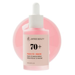 JMFREE Produk Perawatan Kulit Korea Peach 70% Niacinamide Serum Pencerah Flek Hitam 30ml Antioksidan Anti Penuaan Serum Wajah Pencerah - Product Image 1