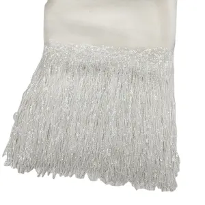20 cm lentejuelas borla encaje 20 cm hoja fila colgante barba vestido <span class=keywords><strong>de</strong></span> baile latino accesorios decoración Chainette Trim adornos flecos - Product Image 1