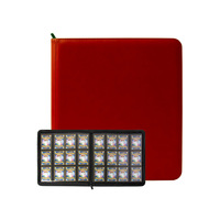 Personalizado PU 12 Pocket Card Saver PokImon Top Loader Binder Graded Card Pages Toploader Card Album
