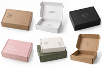 Échantillon Gratuit Vente en Gros Boîte en Carton Ondulé Kraft Marron Taille Personnalisée Légère pour Expédition et Envoi Aérien