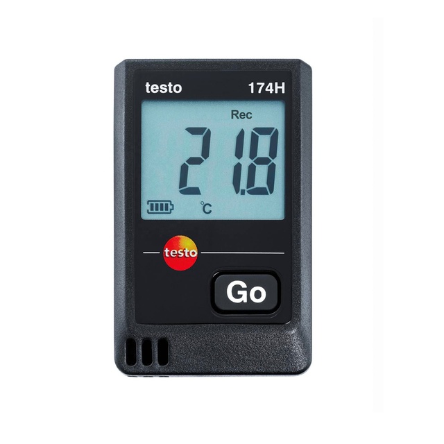 Mini Temperature and Humidity Mini Data Logger (Order No. 0572 6560) Testo 174H Mini Data Logger With USB Logging on PC