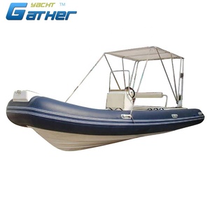 Gather Yacht 20ft <strong>6M</strong> Pvc Materials Rib 600A <strong>Inflatable</strong> <strong>Boat</strong> for Sale - Product Image 2