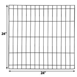 Pieghevole in metallo esercizio cucciolo per animali domestici gabbia di esercizio 8 pannelli 24 pollici Pet recinzione cane esercizio penna con porta - Product Image 4