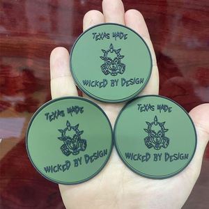 Custom 3D Soft PVC Logo Iron-on Embroidery for Velcro Relievo Transfer Patch Heat Press Embossed Silicone PVC Rubber for Hat <b>Flo</b> - Product Image 1