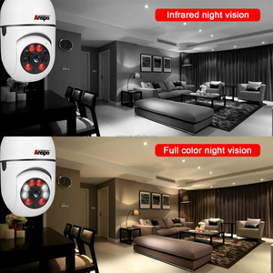 1080P E27 giữ đèn tự động theo dõi máy ảnh không dây đầy đủ màu sắc tầm nhìn ban đêm <span class=keywords><strong>CCTV</strong></span> an ninh wifi máy ảnh 3MP Bóng đèn máy ảnh - Product Image 3