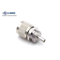 Conector RF coaxial tipo N enchufe macho soldadura for141RG402 herramientas de ensamblaje de cables