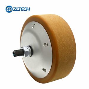 ISO9001 Zltech มอเตอร์ล้อยาง DC แบบไม่มีแปรงถ่าน, มอเตอร์ดุมล้อพร้อมตัวเข้ารหัส4096สายสำหรับหุ่นยนต์รับน้ำหนักได้200กก. 10N 48V 500W 6.5นิ้ว - Product Image 1