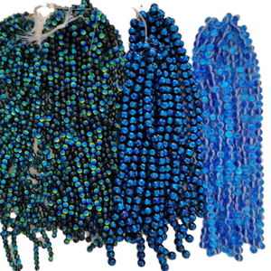 Hecho a mano Okinawa Sea Series <span class=keywords><strong>MIYAKO</strong></span> Blue Loose Beads Crystal Lampwork Glass Beads para la fabricación de joyas - Product Image 5