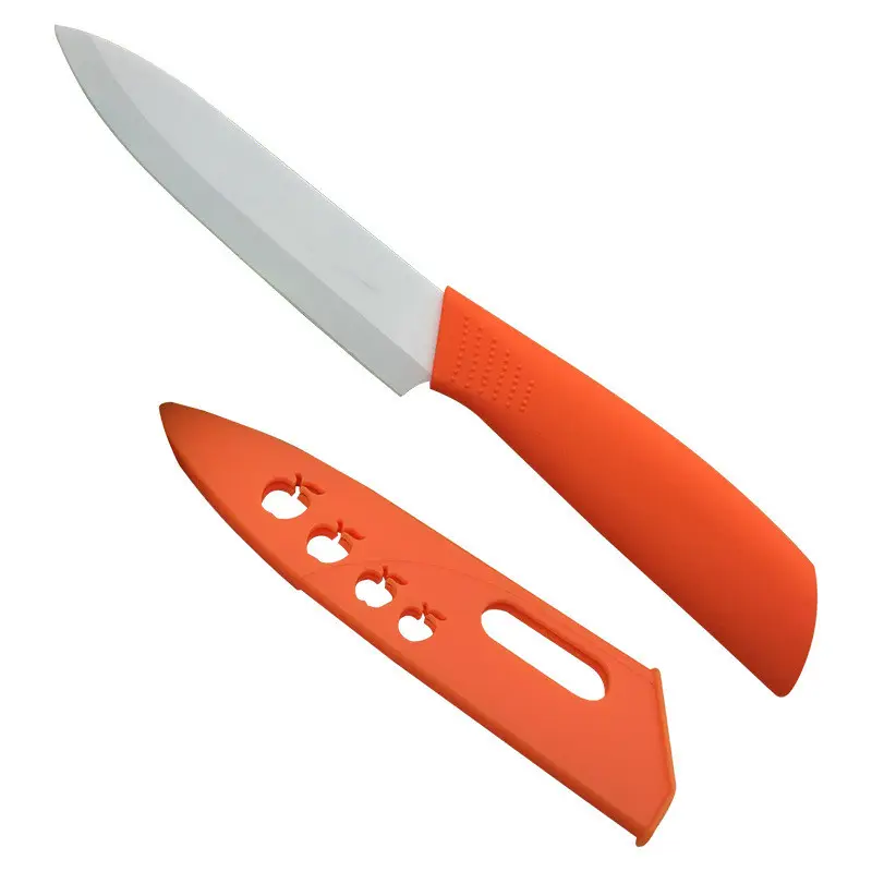 Ceramic Fruit Knife, Chef's Knife Fruit Paring Knife with Sheaths for Each Blade