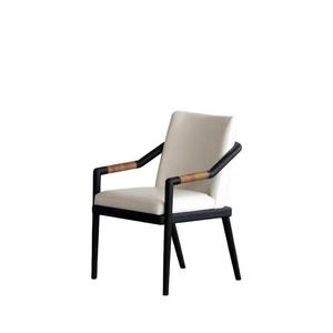 Chaise de salle à manger moderne en <span class=keywords><strong>bois</strong></span> avec assise et dossier rembourrés, design pour restaurant, meubles durables, stables et écologiques - Product Image 5