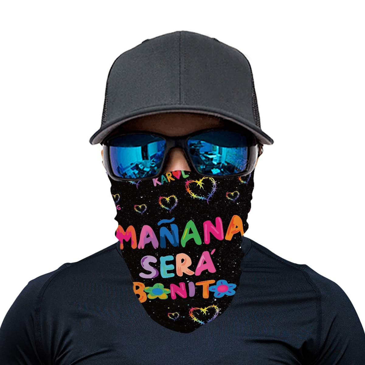 Karol G Manana Sera Bonita Стильная летняя Солнцезащитная маска для лица Спортивная быстросохнущая УФ-Шея Одежда для рыбалки