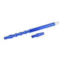 Poignée de narguilé en aluminium de bonne qualité en gros accessoires de poignée de Shisha colorés avec emballage de couleur de mélange de technique de laque