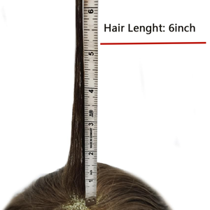 Peluca de Hombre de Alta Calidad, Precortada, con Base de Encaje Suizo, Línea de Cabello Natural, Color Negro, Nudos Decolorados, Cabello Humano Europeo, Toupee <span class=keywords><strong>para</strong></span> Hombre - Product Image 5