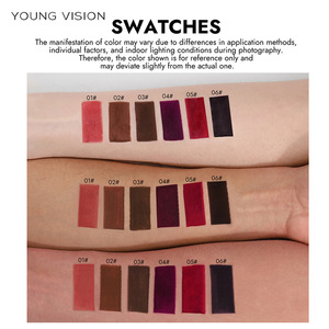 Young Vision Matte Velvet <b>Lip</b> Mud 6 Colors Liquid Soft Mist Lipstick for General Population - Product Image 4