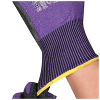 Gants de sécurité XINGYU en HPPE de calibre 15, niveau de protection A3, tricotés sans couture, enduits de latex gaufré, respirants, confortables, flexibles et antidérapants