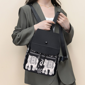 Women <b>Backpack</b> Fashion Design High Quality PU <b>Leather</b> Female School Bag Multifunction <b>Large</b> Capacity Travel <b>Backpacks</b> - Product Image 4