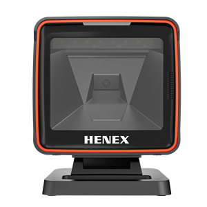 HENEX ad alta risoluzione Scanner QR Code 2D cablato Omni-direzionale desktop Scanner di codici a barre per supermercato droghiere - Product Image 1