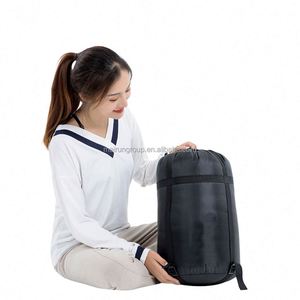 Sac de couchage d'urgence pour voyages, randonnées, camping, hiver -20°C -35°C, type enveloppe, rembourrage en coton, super long, polyester, pour adultes - Product Image 3