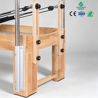 Offre Spéciale : Pilates 3-en-1 en Bois de Chêne avec Logo Personnalisé – Cadillac Reformer Combo Tower – Équipement Professionnel de Studio Compact 2026