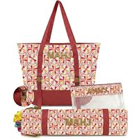 Kit de transport vintage pour Mahjong, grand sac fourre-tout en toile, cadeau idéal pour les joueurs de Mahjong